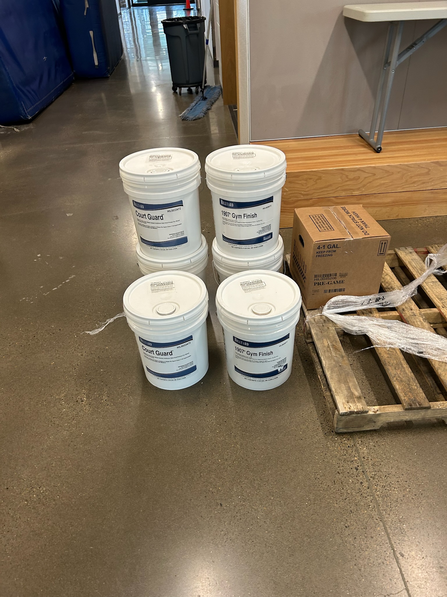 Eco-friendly floor mopping with green cleaning supplies